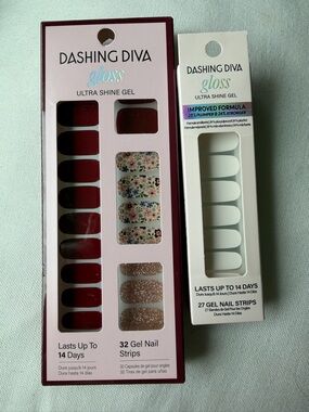 Dashing Diva Gloss Ultra Shine Gel Nail Stickers - 2 Sets